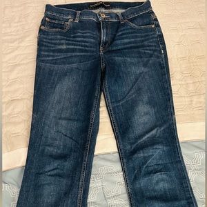 Express Bellcrop high rise jeans